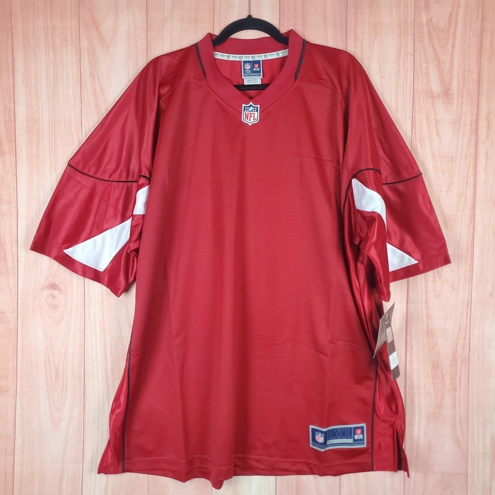 Arizona Cardinals American Jersey Mens 2XL Red NFL Proline Football Team V Neck